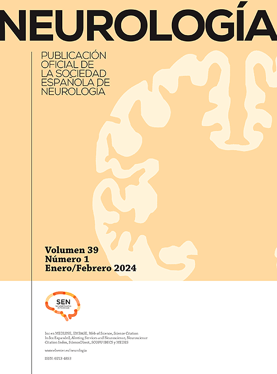 Go to journal home page - Neurología (English Edition)